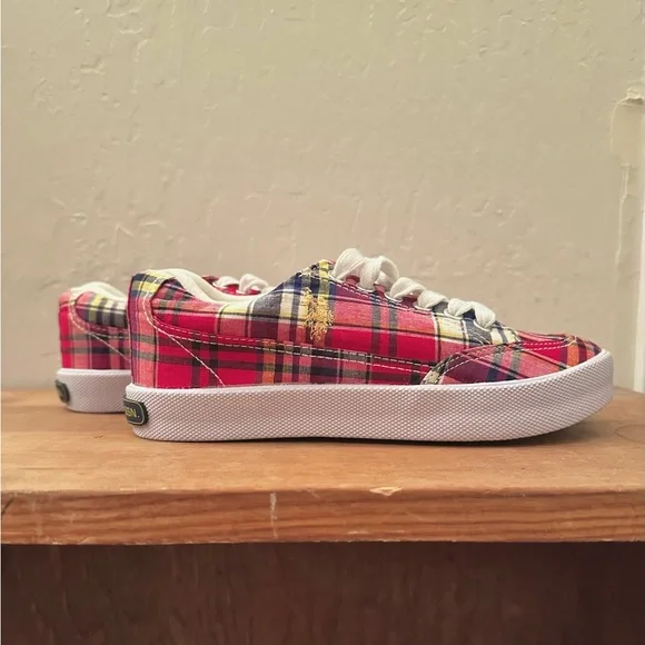 NEW Plaid U.S. Polo Assn. Tennis Shoes - Picture 1 of 15